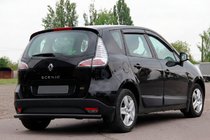 Renault Scenic/Grand 2009–2016 Zadní ochranný rám AK002 Black (nerez) fotografie 2