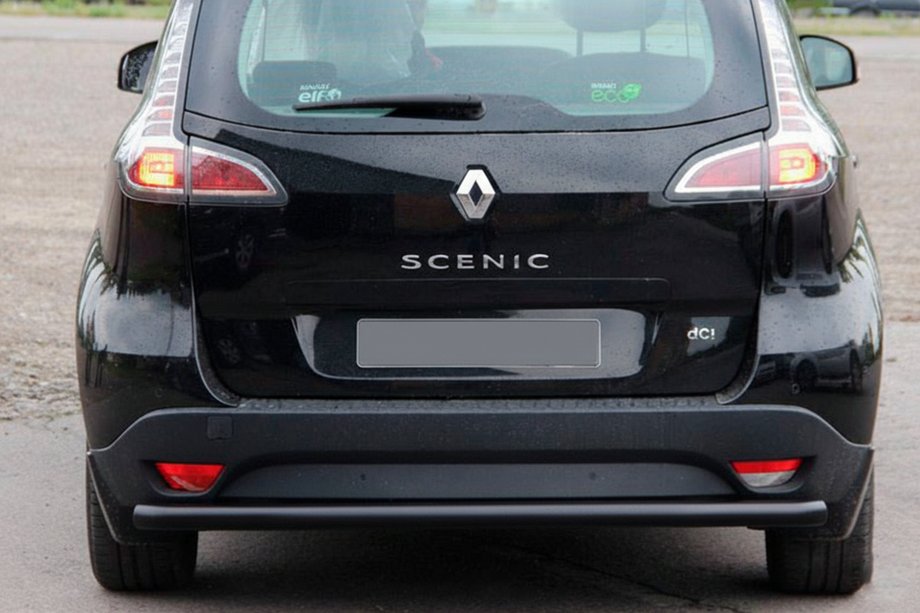 Renault Scenic/Grand 2009–2016 Zadní ochranný rám AK002 Black (nerez) Image