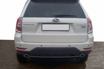 Subaru Forester 2008–2013 Zadní ochranný rám AK002 Black (nerez) fotografie 3
