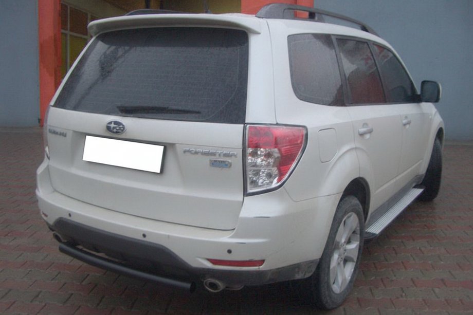Subaru Forester 2008–2013 Zadní ochranný rám AK002 Black (nerez) Image