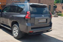 Toyota Land Cruiser Prado 150 2009–2023 Zadní ochranný rám AK002 Black (nerez) fotografie 2