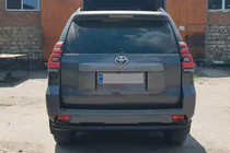 Toyota Land Cruiser Prado 150 2009–2023 Zadní ochranný rám AK002 Black (nerez) fotografie 3