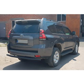 Zadní ochranný rám AK002 Black (nerez) Toyota Land Cruiser Prado 150 2009–2023 fotografie 1