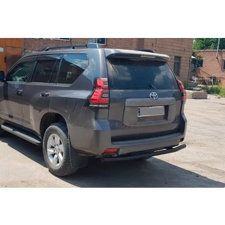 Zadní ochranný rám AK002 Black (nerez) Toyota Land Cruiser Prado 150 2009–2023 fotografie 2