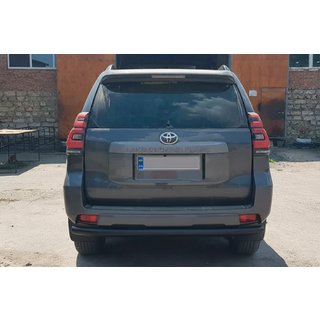 Zadní ochranný rám AK002 Black (nerez) Toyota Land Cruiser Prado 150 2009–2023 fotografie 3