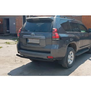 Zadní ochranný rám AK002 Black (nerez) Toyota Land Cruiser Prado 150 2009–2023 fotografie 4