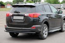 Toyota Rav 4 2013–2018 Zadní ochranný rám AK002 Black (nerez) fotografie 1