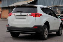 Toyota Rav 4 2013–2018 Zadní ochranný rám AK002 Black (nerez) fotografie 2