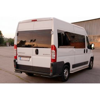 Zadní rohy AK003 Black (2 ks, nerez) Fiat Ducato 2006–2025 fotografie 4