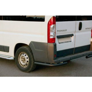 Zadní rohy AK003 Black (2 ks, nerez) Fiat Ducato 2006–2025 fotografie 1