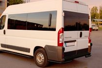 Peugeot Boxer 2006–2025 Zadní rohy AK003 Black (2 ks, nerez) fotografie 5