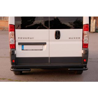 Zadní rohy AK003 Black (2 ks, nerez) Peugeot Boxer 2006–2025 fotografie 3