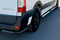 Renault Master 2011–2023 Zadní rohy AK003 Black (2 ks, nerez) fotografie 5