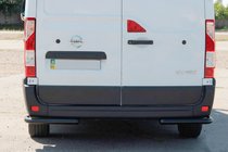 Opel Movano 2010–2021 Zadní rohy AK003 Black (2 ks, nerez) fotografie 1