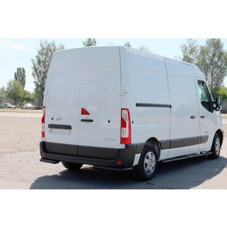 Zadní rohy AK003 Black (2 ks, nerez) Opel Movano 2010–2021 fotografie 3