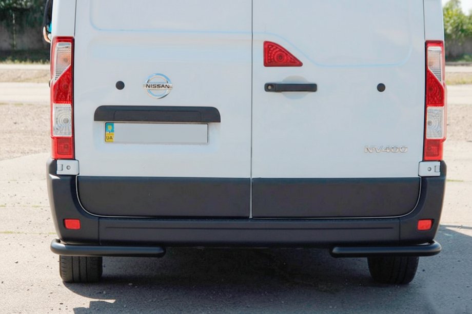 Opel Movano 2010–2021 Zadní rohy AK003 Black (2 ks, nerez) Image