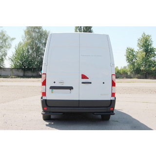 Zadní rohy AK003 Black (2 ks, nerez) Nissan NV400 2010–2024 fotografie 3
