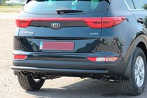 Kia Sportage 2015–2021 Zadní ochranný rám AK002 Black (nerez) fotografie 1