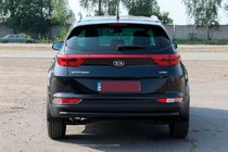 Kia Sportage 2015–2021 Zadní ochranný rám AK002 Black (nerez) fotografie 5