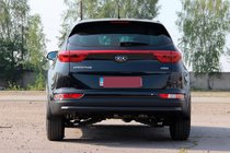 Kia Sportage 2015–2021 Zadní ochranný rám AK002 Black (nerez) fotografie 4