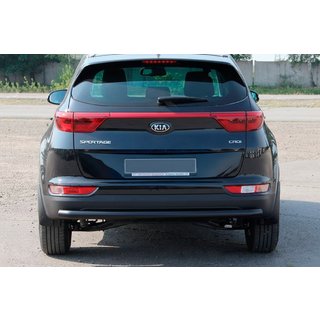 Zadní ochranný rám AK002 Black (nerez) Kia Sportage 2015–2021 fotografie 2
