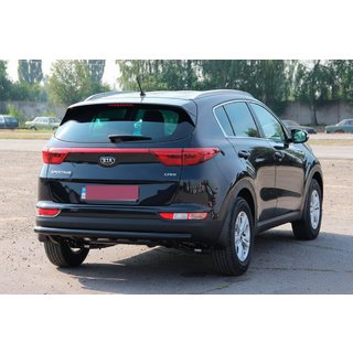 Zadní ochranný rám AK002 Black (nerez) Kia Sportage 2015–2021 fotografie 3