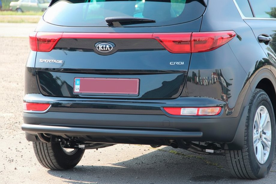 Kia Sportage 2015–2021 Zadní ochranný rám AK002 Black (nerez) Image