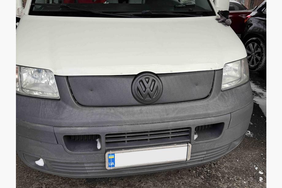 Volkswagen T5 Transporter 2003–2010 Zimní horní clona masky chladiče Lesklá Image