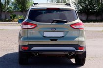 Ford Kuga/Escape 2013–2019 Zadní ochranný rám AK002 Black (nerez) fotografie 1