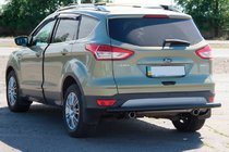 Ford Kuga/Escape 2013–2019 Zadní ochranný rám AK002 Black (nerez) fotografie 2