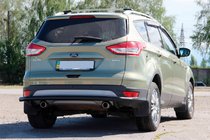 Ford Kuga/Escape 2013–2019 Zadní ochranný rám AK002 Black (nerez) fotografie 3