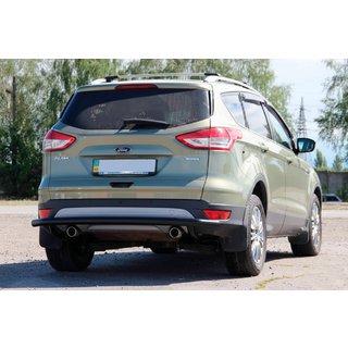 Zadní ochranný rám AK002 Black (nerez) Ford Kuga/Escape 2013–2019 fotografie 3