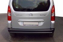 Citroen Berlingo 2008–2018 Zadní ochranný rám Black (nerez) Ø 60 mm fotografie 1