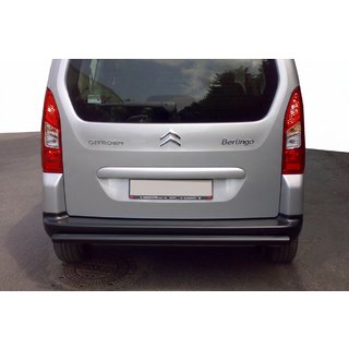 Zadní ochranný rám Black (nerez) Ø 60 mm Citroen Berlingo 2008–2018 fotografie 1