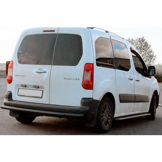 Zadní ochranný rám Black (nerez) Ø 60 mm Citroen Berlingo 2008–2018 fotografie 4