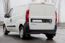 Opel Combo 2012–2018 Zadní rohy AK003 Black (nerez) fotografie 2