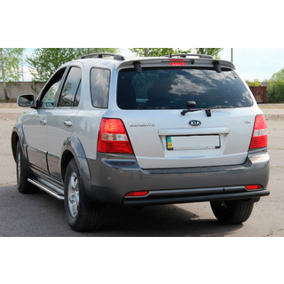 Zadní ochranný oblouk AK002 Black (nerez) Kia Sorento I BL 2002–2009 fotografie 3