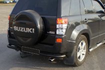 Suzuki Grand Vitara 2005–2017 Zadní ochranný rám AK003 Black (nerez) fotografie 2