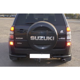 Zadní ochranný rám AK003 Black (nerez) Suzuki Grand Vitara 2005–2017 fotografie 1