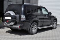 Mitsubishi Pajero Wagon III 1999–2006 Zadní ochranný oblouk AK002 Black (nerez) fotografie 2