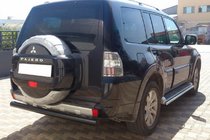 Mitsubishi Pajero Wagon III 1999–2006 Zadní ochranný oblouk AK002 Black (nerez) fotografie 3