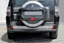Mitsubishi Pajero Wagon III 1999–2006 Zadní ochranný oblouk AK002 Black (nerez) fotografie 1