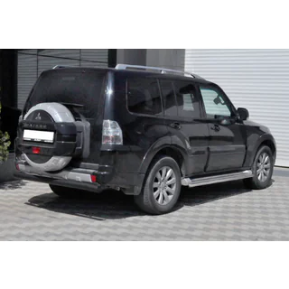 Zadní ochranný oblouk AK002 Black (nerez) Mitsubishi Pajero Wagon III 1999–2006 fotografie 2