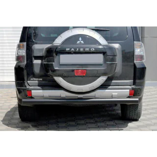Zadní ochranný oblouk AK002 Black (nerez) Mitsubishi Pajero Wagon III 1999–2006 fotografie 1
