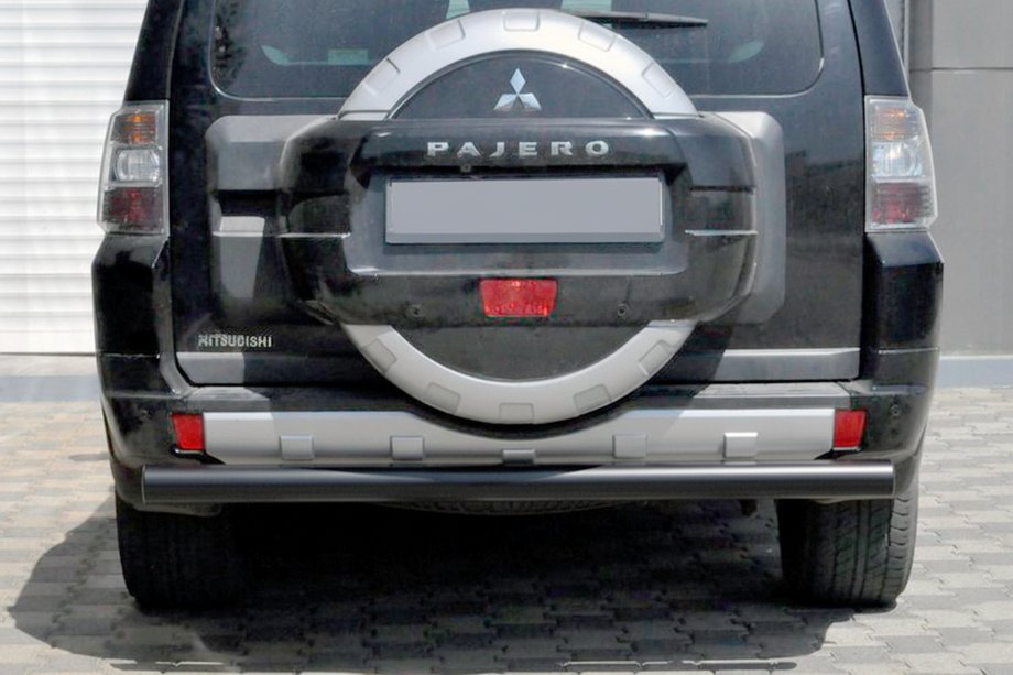 Mitsubishi Pajero Wagon III 1999–2006 Zadní ochranný oblouk AK002 Black (nerez) Image