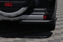 Mitsubishi Pajero Wagon III 1999–2006 Zadní ochranný rám AK003 Black (nerez) fotografie 2