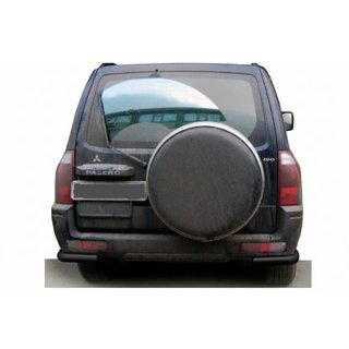 Zadní ochranný rám AK003 Black (nerez) Mitsubishi Pajero Wagon III 1999–2006 fotografie 1