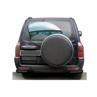 Zadní ochranný rám AK003 Black (nerez) Mitsubishi Pajero Wagon III 1999–2006 fotografie 1