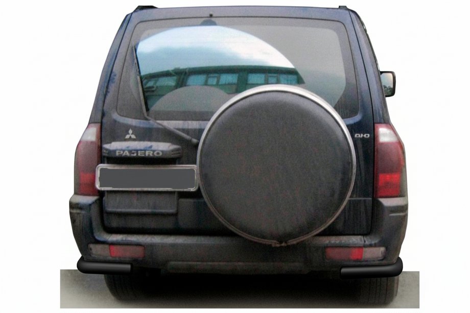 Mitsubishi Pajero Wagon III 1999–2006 Zadní ochranný rám AK003 Black (nerez) Image