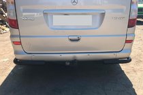 Mercedes Vito W639 2004–2014 Zadní rohy AK003 Black (2 ks, nerez) pro stredni a dlouhy rozvor fotografie 6